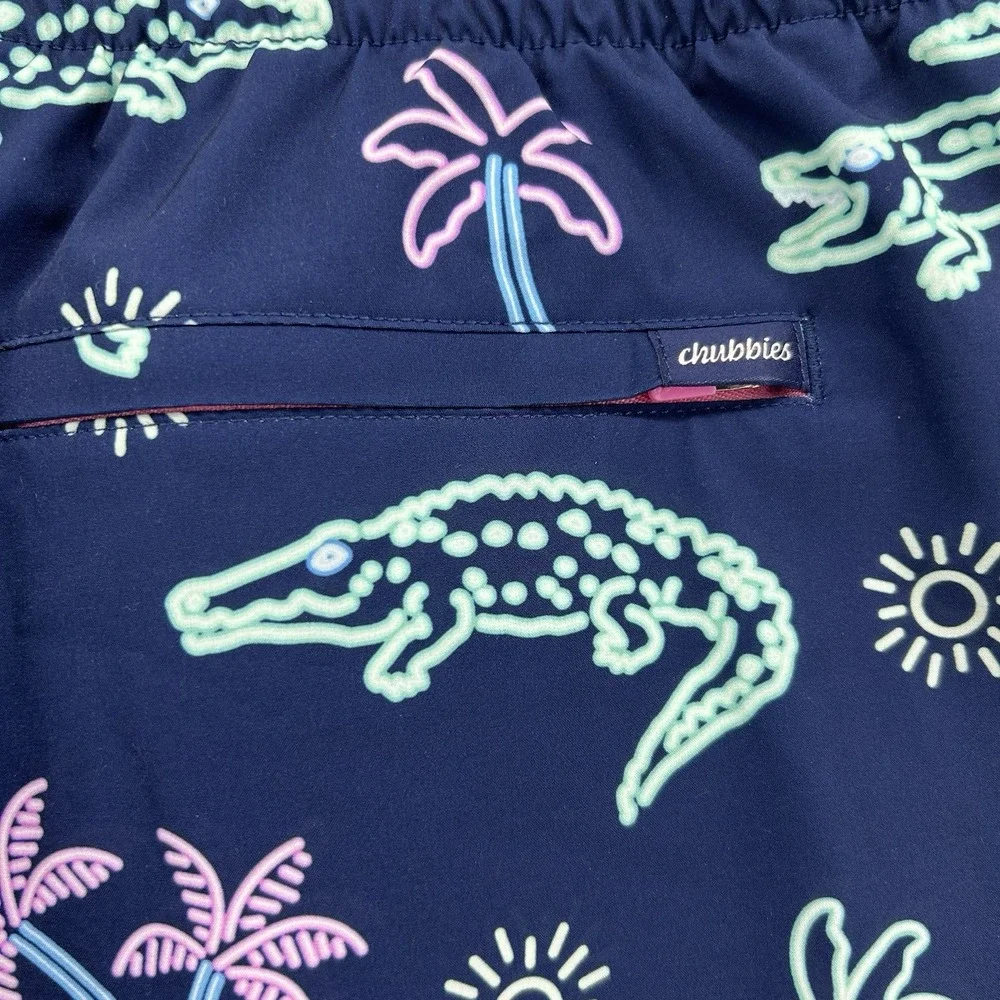 Chubbies The Neon Glades Swim Trunks Mens L 7
